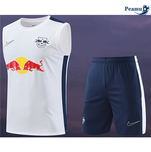 Comprar Camisola Kit Equipamento Training RB Leipzig Camiseta Colete + Calcoes Branco 2024