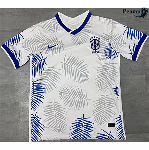 Camisola Futebol Brasil Equipamento Equipamento Branco/Azul 2022-2023 pt228584