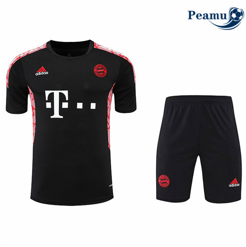 Camisola Futebol Kit Entrainement foot Bayern de Munique + Pantalon Preto 2022-2023 pt228403