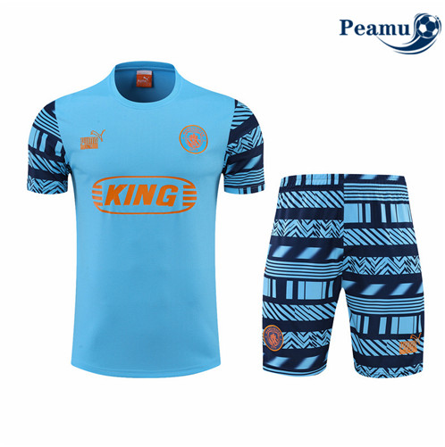 Camisola Futebol Kit Entrainement foot Manchester City + Pantalon 2022-2023 pt228458