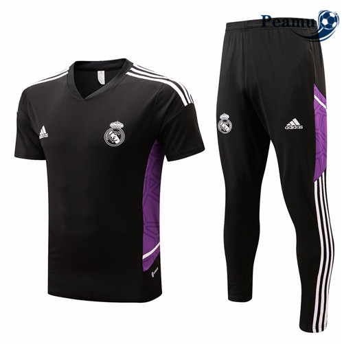 Camisola Futebol Kit Entrainement foot Real Madrid + Pantalon Preto 2022-2023 pt228527