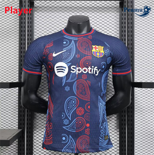 Comprar Camisola Futebol Barcelona Player Version Equipamento Training Azul 2024-2025