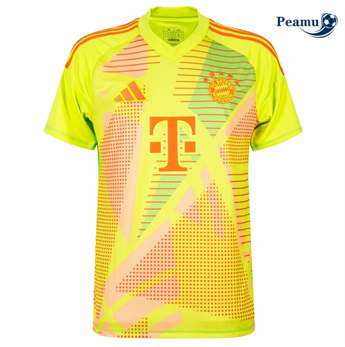 Nouveau Camisola Futebol Bayern de Munique Equipamento Goleiro 2024-2025