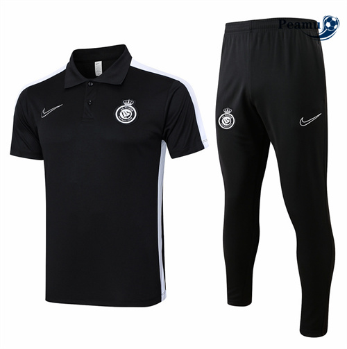 Vender Camisola Kit Equipamento Training Al-Nassr polo + Pantalon preto 2024-2025