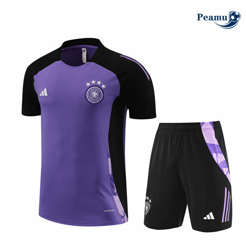 Comprar Camisola Kit Equipamento Training Alemanha + Calções roxo 2024-2025