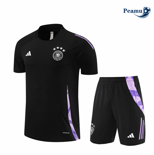 Novos Camisola Kit Equipamento Training Alemanha + Calções preto 2024-2025