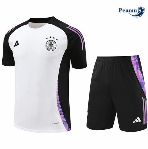 Oferta Camisola Kit Equipamento Training Alemanha + Calções Branco 2024-2025