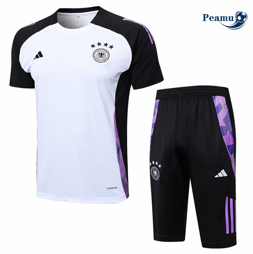 Comprar Camisola Kit Equipamento Training Alemanha + Calções Branco 2024-2025