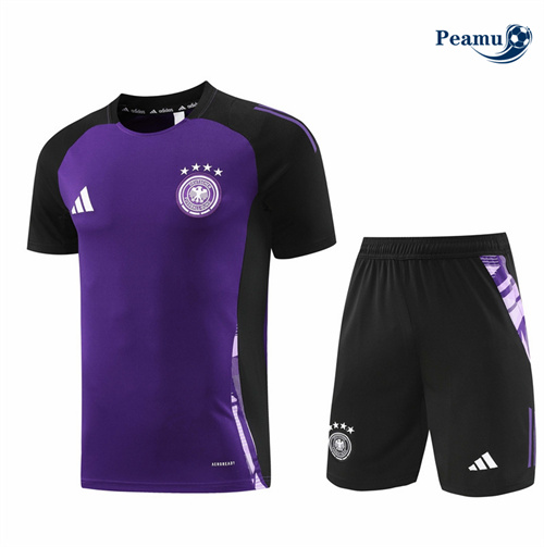 Vender Camisola Kit Equipamento Training Alemanha + Calções roxo 2024-2025