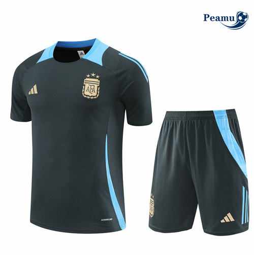 Comprar Camisola Kit Equipamento Training Argentina + Calções cinza oscuro 2024-2025