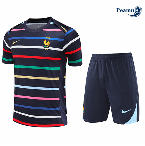 Comprar Camisola Kit Equipamento Training França + Calções azul 2024-2025