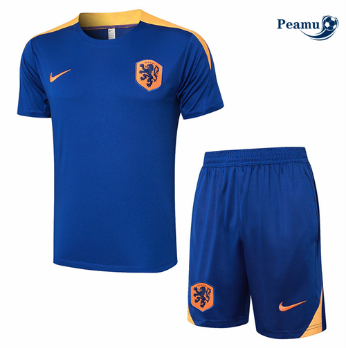 Vender Camisola Kit Equipamento Training Holanda + Calções azul 2024-2025