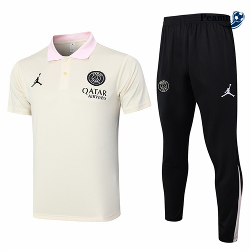 Novos Camisola Kit Equipamento Training Paris polo + Pantalon damasco 2024-2025