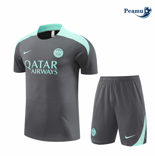 Vender Camisola Kit Equipamento Training PSG + Calções cinza 2024-2025