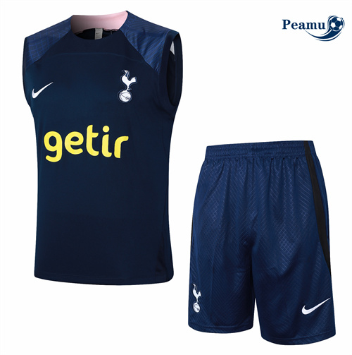 Vender Camisola Kit Equipamento Training Tottenham Hotspur Colete + Calções azul real 2024-2025