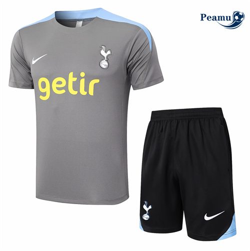 Criar Camisola Kit Equipamento Training Tottenham Hotspur + Calções cinza 2024-2025