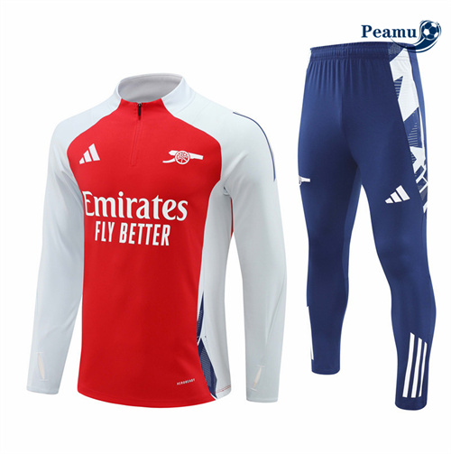 Nouveau Fato de Treino Arsenal Criancas Vermelho 2024-2025