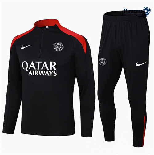 Oferta Fato de Treino PSG Criancas preto 2024-2025