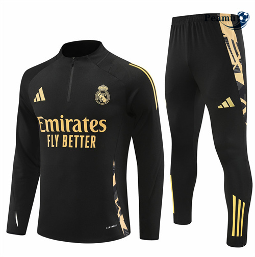 Criar Fato de Treino Real Madrid Criancas preto 2024-2025