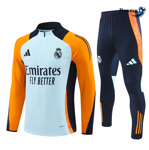 Nouveau Fato de Treino Real Madrid Criancas azul claro 2024-2025