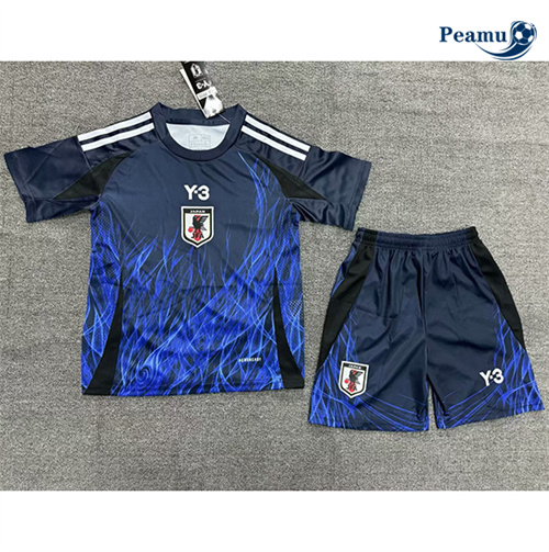 Novos Camisola Futebol Japan Crianças Equipamento Y3 Azul 2024-2025