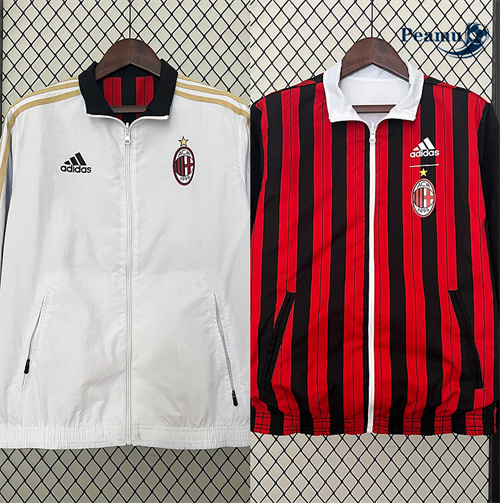 Vender Jaqueta Futebol Blusão reversível AC Milan Branco 2024-2025