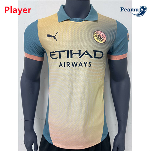 Nouveau Camisola Futebol Manchester City Player Version Equipamento Edição eespecial 2024-2025