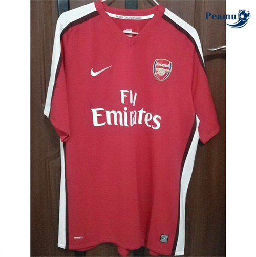 Novo Camisola Futebol Retrô Arsenal Principal Equipamento 2008-10