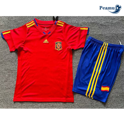 Comprar Camisola Futebol Retrô Espanha Crianças Principal Equipamento 2010