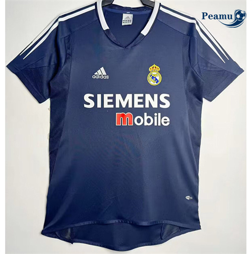 Novos Camisola Futebol Retrô Real Madrid Alternativa Equipamento 2004-05