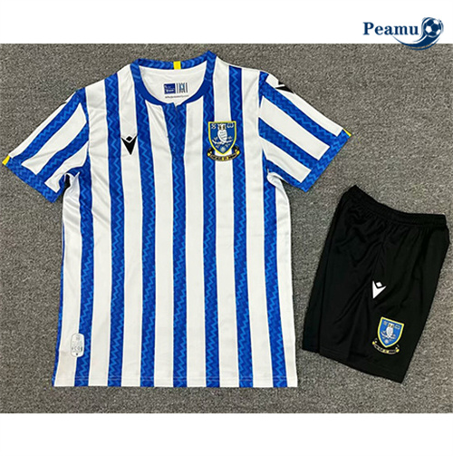 Novo Camisola Futebol Sheffield Wednesday Crianças Principal Equipamento 2024-2025