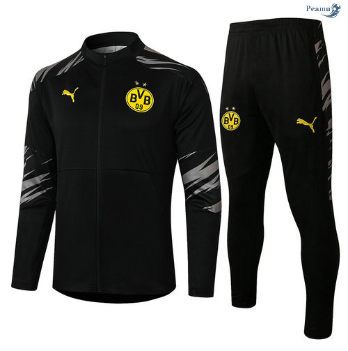 Peamu - Casaco de Fato de Treino Borussia Dortmund Preto 2020-2021