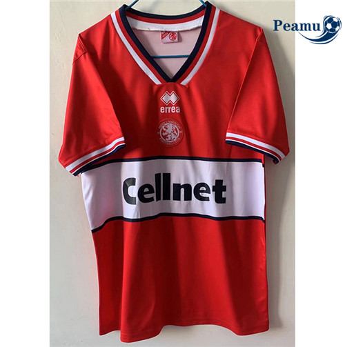 Peamu - Camisola Futebol Retro Middlesbrough Principal Equipamento 1998