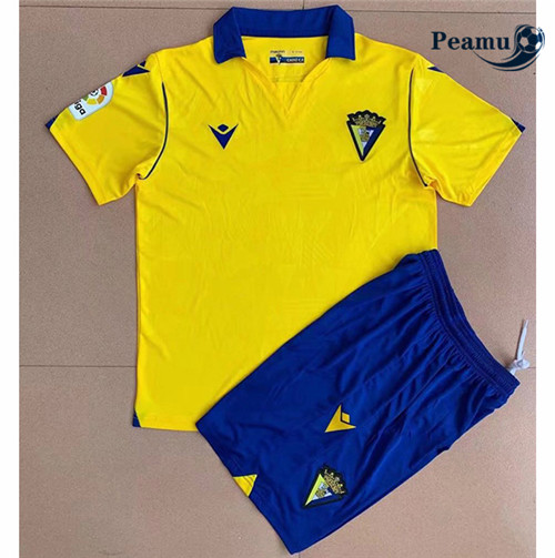 Peamu - Camisola Futebol Cadiz Crianças Principal Equipamento 2021-2022