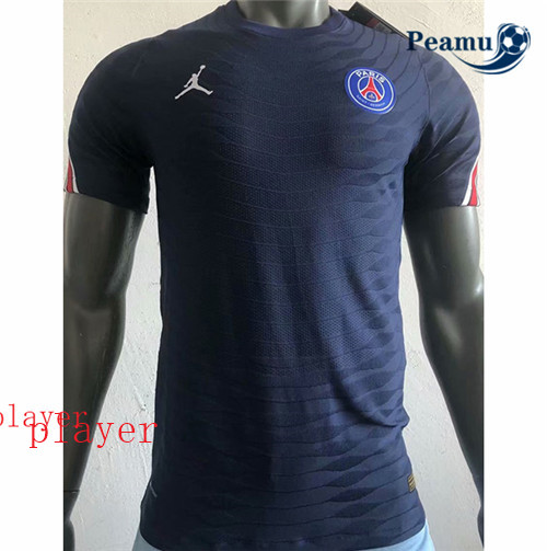 Peamu - Camisola Futebol PSG Jordan Player Version Azul Training 2020-2021