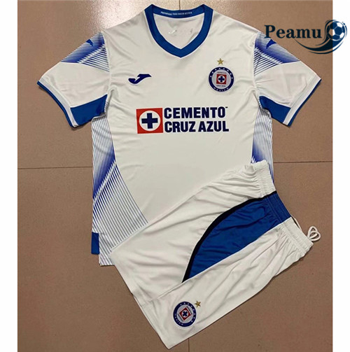 Camisola Futebol Cruz Azul Crianças Principal Equipamento 2021-2022