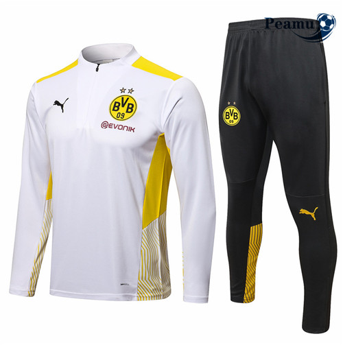 Fato de Treino Borussia Dortmund Branco 2021-2022