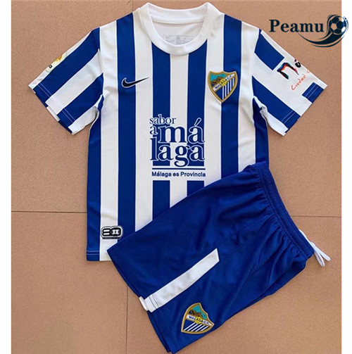Peamu - Camisola Futebol Malaga Crianças Principal Equipamento 2021-2022
