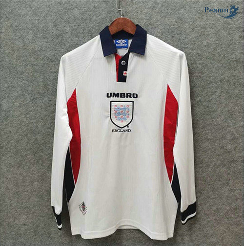 Classico Maglie Inglaterra Manche Longue Principal Equipamento Coppa Del Mondo 1998