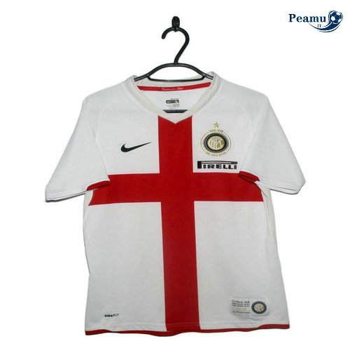 Classico Maglie Inter Milan Alternativa Equipamento Bianco 2007-08