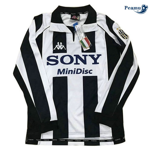 Classico Maglie Juventus Principal Equipamento Manche Longue 1997-1998