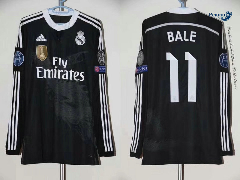 Classico Maglie Real Madrid Manche Longue Terceiro Equipamento (11 Bale) 2014-15