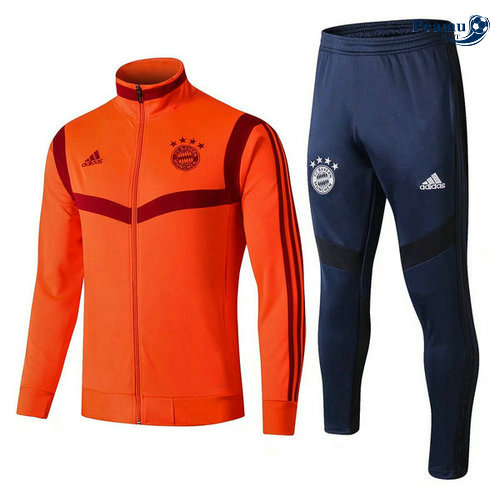 Casaco de Fato de Treino Bayern de Munique Arancione Azul clair 2019-2020