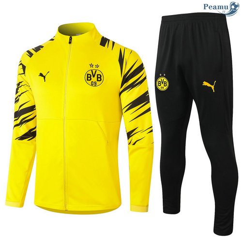 Casaco de Fato de Treino Borussia Dortmund Amarelo 2020-2021