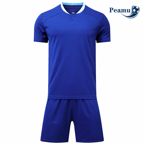 Comprar Camisola Kit Equipamento Training foot Sem logotipo da marca + Pantalon Azul 2022-2023 personalizadas