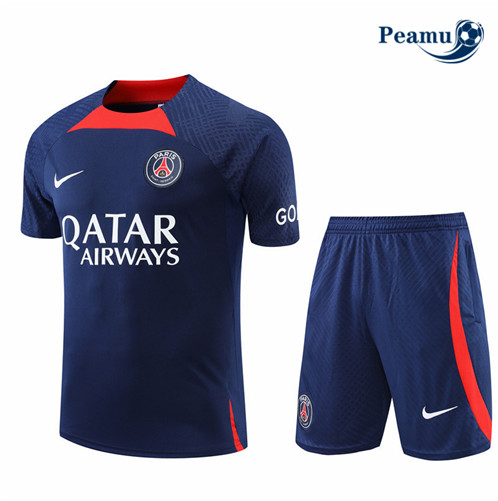 Comprar Camisola Kit Equipamento Training foot Paris PSG + Pantalon Azul 2022-2023 personalizadas
