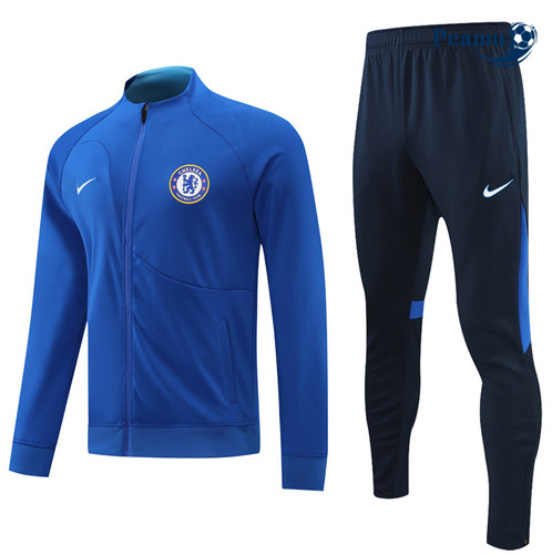 Novas Camisola Casaco de Fato de Treino Chelsea Azul 2022-2023 baratas