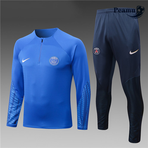 Novas Camisola Fato de Treino Paris PSG Criancas Azul 2022-2023 baratas