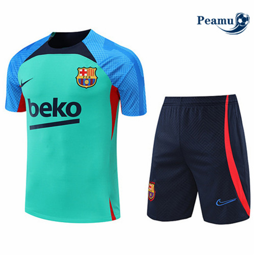 Vender Camisola Kit Entrainement foot Barcelona + Pantalon Verde/Azul Profundo 2022-2023 t230 baratas | peamu.pt