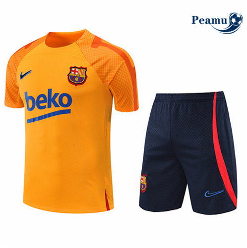 Comprar Camisola Kit Entrainement foot Barcelona + Pantalon Naranja/Azul Profundo 2022-2023 t233 baratas | peamu.pt